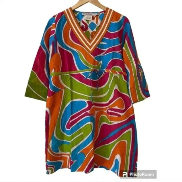 Gretchen Scott Womens NWOT V-Neck Dress - Picture 1 of 7